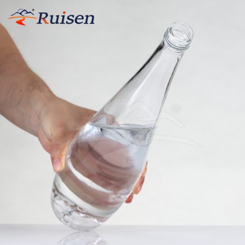 750ml 700ml 500ml Factory Custom-made Thin Tall Round Cork Mouth Long Neck Thick Bottom Gin Rum Liquor Glass Bottle