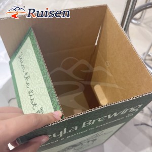 Tool-Free Assembly Windowed Multi-Bottle Wine Carton 