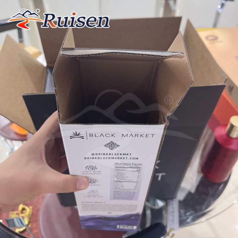 Eco-Friendly Waterproof Multi-Bottle Wine Carton 