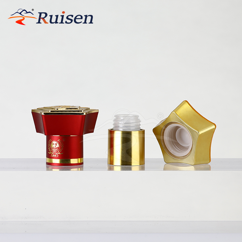 Customizable Zamac Woman Perfume Cap Plastic Universal Bottle Cap Zinc Alloy Baby Bottle Cap for Fea15 Glass Bottles 