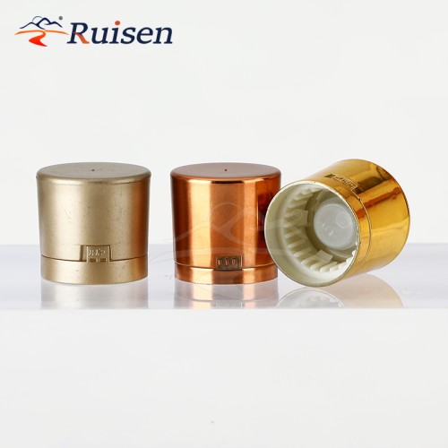 EU-Beauty High Quality Wholesale Luxury Perfume Bottle Cap pink Black Silver Glod Aluminum Perfume Cap with Magetic Insert