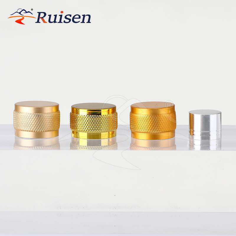 Brand New Aluminum Plastic Whiskey Gin Vodka Caps Aluminum Screw Caps Bottle Caps 