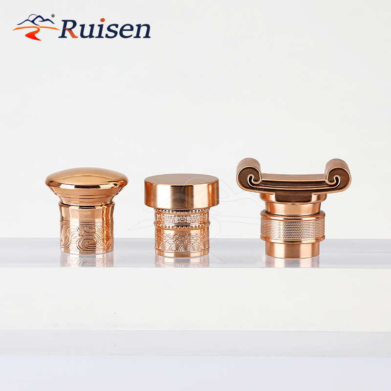 Food Grade ABS Plastic Anti-Counterfeiting Wine Bottle Cap for Foreign Wine Spirits Vodka Wine Bottles Lids Closures 