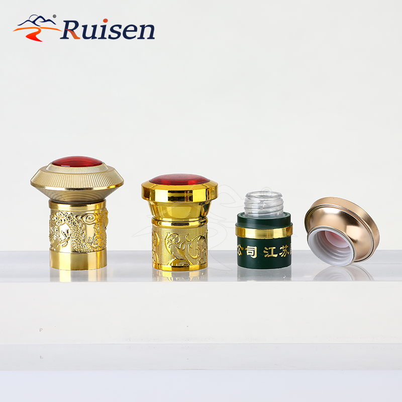 Luxury Empty Perfume Glass Bottle Cap Metal Zamac Perfume Cap High End 15mm Metal Zinc Alloy Perfume Bottle Caps