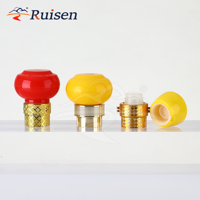 3D Printing Perfume Zamac Metal 15Mm Empty Perfume Bottle Screw Cap Cap Gold Black Zamec Perfume Cap 