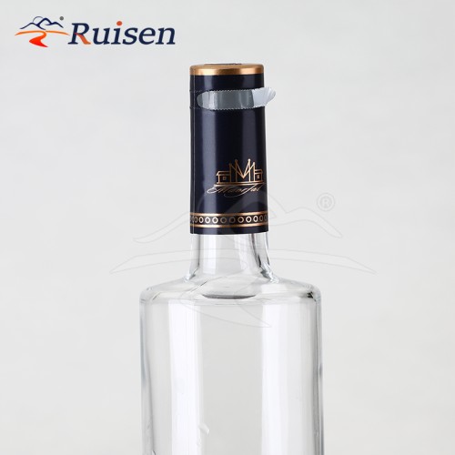 Accept Custom Logo and Sizes Heat Shrink Effect Aluminum-plated Material for Wine Bottle PVC Plastic Film