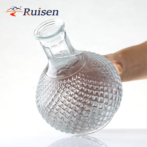 250ml 500ml 750ml 1000ml Factory Wholesale Transparent Homemade Whisky Brandy Dispenser Custom Empty Wine Bottle