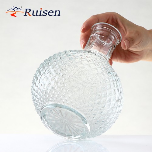 250ml 500ml 750ml 1000ml Factory Wholesale Transparent Homemade Whisky Brandy Dispenser Custom Empty Wine Bottle