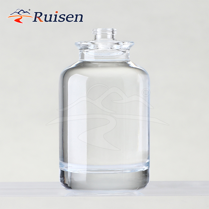 High Quality 30ml Round Perfume Bottle Luxury 50ml Empty Perfume Bottle With Crimp Spray Pump 100ml