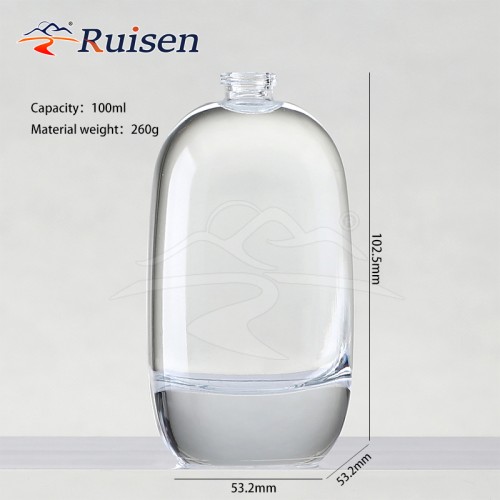 100ml Luxury Clear Crystal Perfume Bottle Refillable Glass Perfume Container