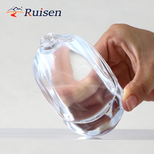 100ml Luxury Clear Crystal Perfume Bottle Refillable Glass Perfume Container
