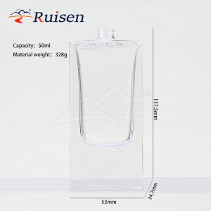 High Quality Transparent Patterned Perfume Glass Bottle 67ml Compact Small Household Fragrance New Product 