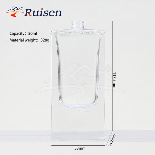High Quality Transparent Patterned Perfume Glass Bottle 67ml Compact Small Household Fragrance New Product