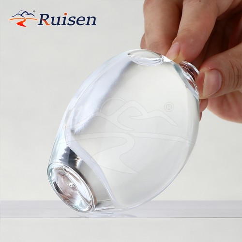 50ml Flat Water Drop Perfume Bottle Transparent Empty Glass Perfume Bottle, Can Be Reused, Customized and Wholesale