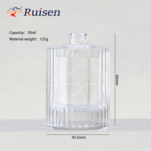 Reusable 30ml 50ml 100ml Screw Top Refillable Perfume Bottle with Cap for Perfume Portable Travel Perfume Bottles with Screw Top 