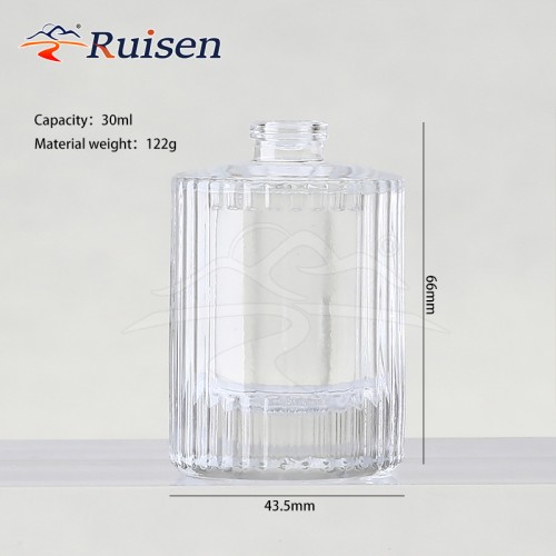 Reusable 30ml 50ml 100ml Screw Top Refillable Perfume Bottle with Cap for Perfume Portable Travel Perfume Bottles with Screw Top