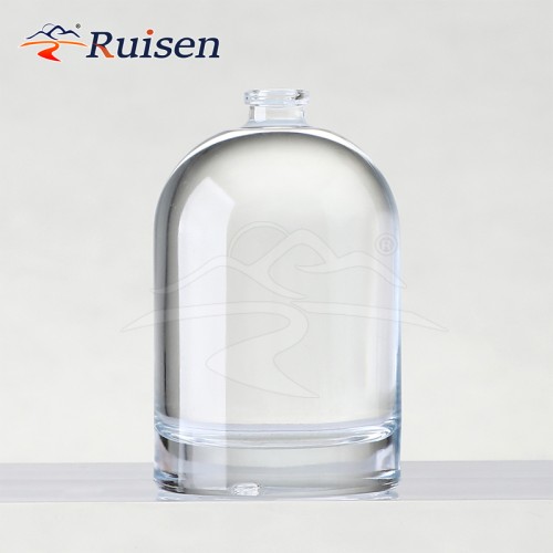 Spot Wholesale 100ml Fire Throw 15 Bayonet Perfume Bottle Crystal White Material Transparent Glass Empty Bottle Makeup Bottle