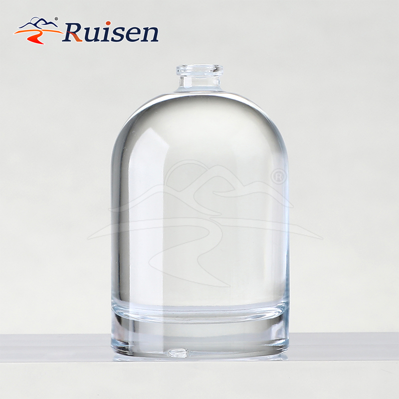 Spot Wholesale 100ml Fire Throw 15 Bayonet Perfume Bottle Crystal White Material Transparent Glass Empty Bottle Makeup Bottle