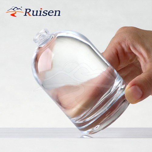 Spot Wholesale 100ml Fire Throw 15 Bayonet Perfume Bottle Crystal White Material Transparent Glass Empty Bottle Makeup Bottle