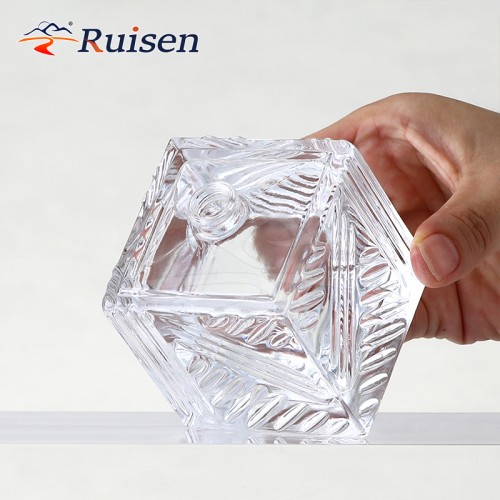 2025 New Hot Sale High-quality Empty Flint White Luxury 100ml Glass Perfume Bottle Packaging with Spray