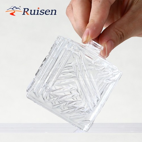 2025 New Hot Sale High-quality Empty Flint White Luxury 100ml Glass Perfume Bottle Packaging with Spray