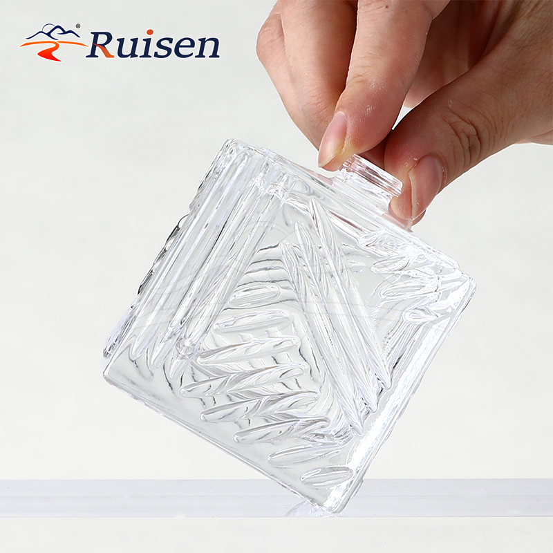 2025 New Hot Sale High-quality Empty Flint White Luxury 100ml Glass Perfume Bottle Packaging with Spray 