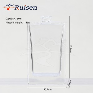 Fragrance Free Sample Wholesale 30ml 50ml 100ml Crimp Top Cut Style Glass Perfume Bottle 