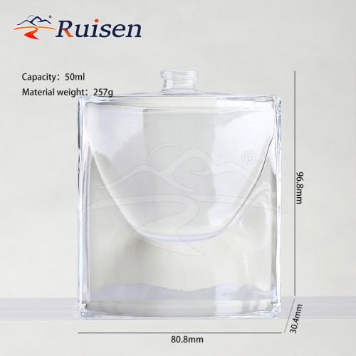 Wholesale Manufacturer Parfum Refill Fragrance 60 ml 50 ml Perfume Empty Sprayer Glass Bottle
