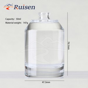 Free Samples Frosted Glass Bottle for Bodyworks Perfume Luxury 50ml 100ml Perfume Oil Bottles 