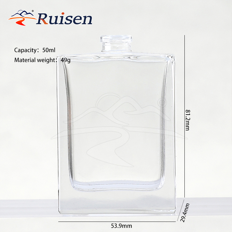 High Quality Elegant 50 ml Custom Perfume Bottle Packaging Perfume Glass Bottles Luxury Perfume Bottle 50ml 
