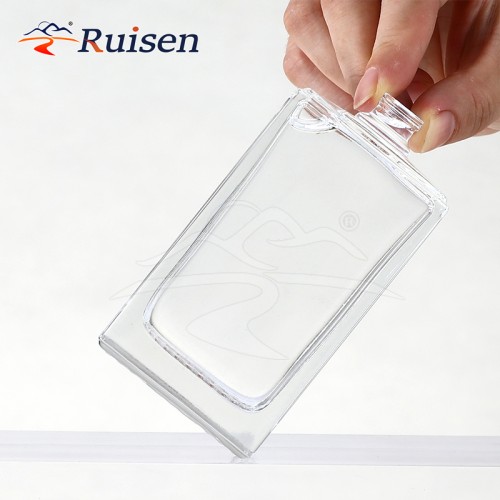 Factory Direct Sales 100ml Transparent Flat square Perfume Bottle Bayonet Glass Bottle Wholesale