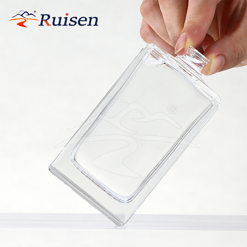 Factory Direct Sales 100ml Transparent Flat square Perfume Bottle Bayonet Glass Bottle Wholesale 