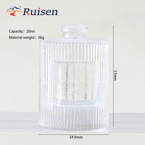 30ml 50ml 100ml Hot Sale Empty Glass Sample Vials Label Sticker Perfume Spray Bottle Refillable Travel Spray Perfume Bottle