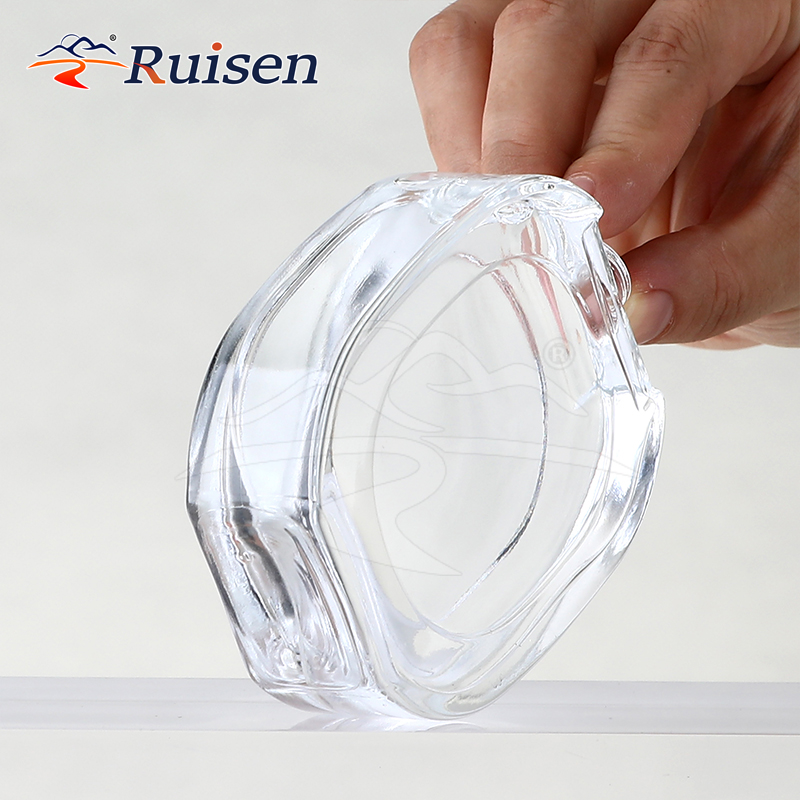 50ml Square Glass Perfume Bottle with Screw-Mouthed & Silk-Mouthed Roll Cap Personalized Cosmetic Empty Bottle Detachable 