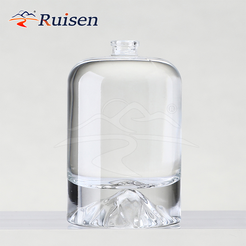Manufacturer's Hot Spot Fire Cast Round Shoulder Thick Bottom 100ml Perfume Empty Bottle 15 Bayonet Spray Bottle