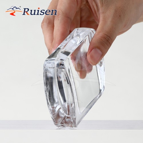 Wholesale Unique Square Perfume Bottle Empty Perfume Glass Spray Bottle With Cap