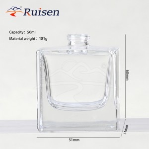 Wholesale 30ml 50ml 100ml Mini Crystal Luxury Empty Transparent Perfume Diffuser Bottle 