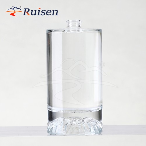 Custom Stock 30ml 50ml 100ml Luxury Empty Perfume Bottle Round Transparent Glass Perfume Bottle with Box