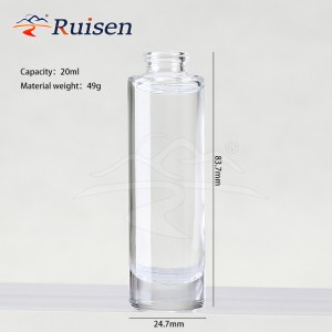 Customized Logo Empty Deluxe Refillable 10ml 20ml 30ml Glass Perfume Sample Bottle 