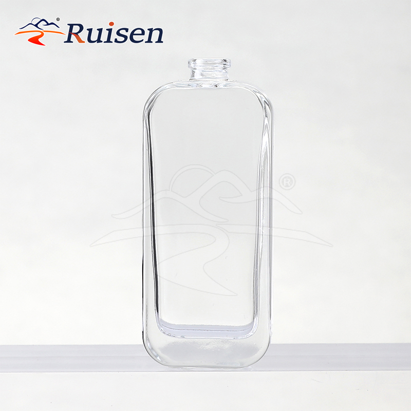 Empty Glass Bottles 50ml Transparent Mini Perfume Bottle Glass