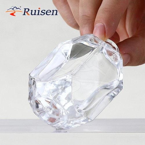 Fragrance High Grade Factory Sell Customize Crimp Mouth Prism 30ml 50ml Glass Polished Perfume Bottles