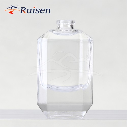 Custom Gradient Color High Quality Luxury Empty 30ml 50ml 100ml Glass Perfume Bottle with Lid and Packaging Box