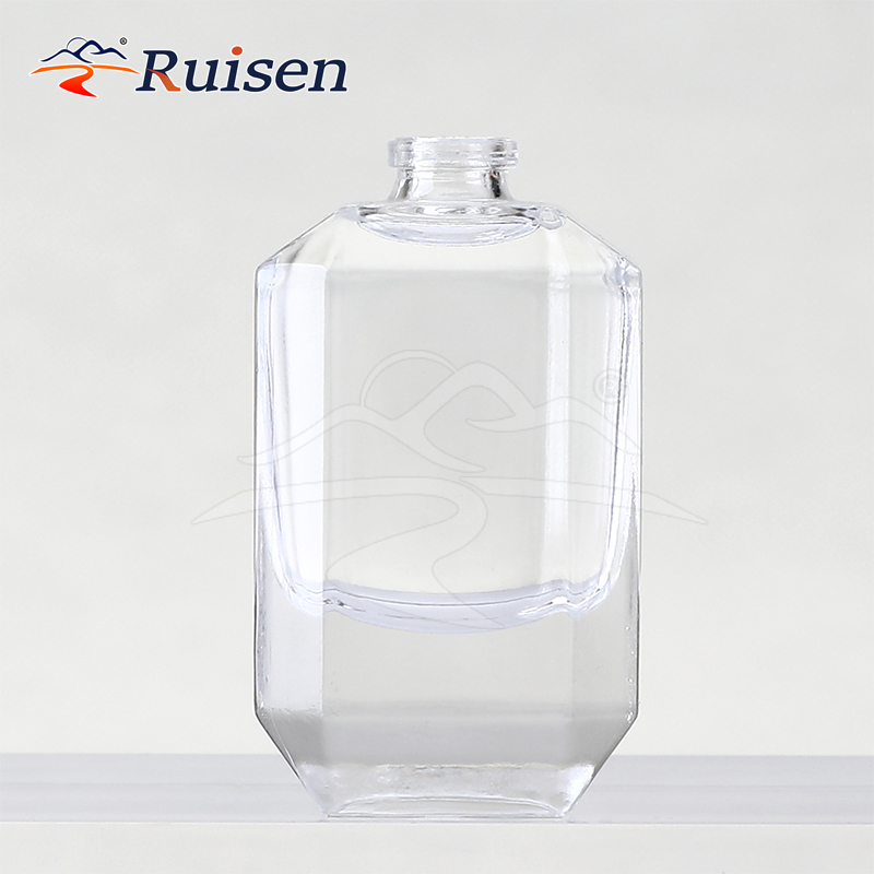 Custom Gradient Color High Quality Luxury Empty 30ml 50ml 100ml Glass Perfume Bottle with Lid and Packaging Box