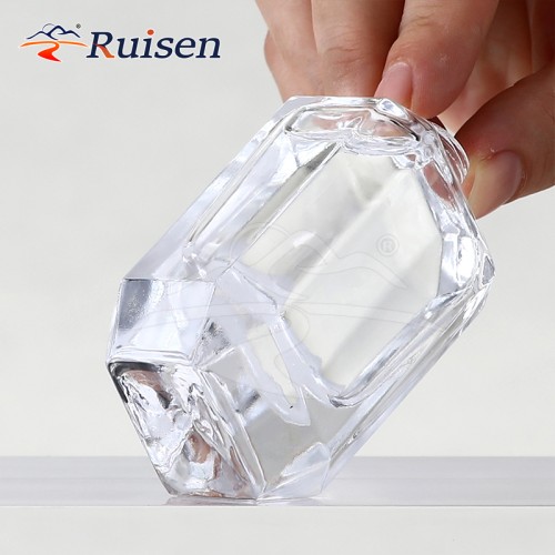 Custom Gradient Color High Quality Luxury Empty 30ml 50ml 100ml Glass Perfume Bottle with Lid and Packaging Box