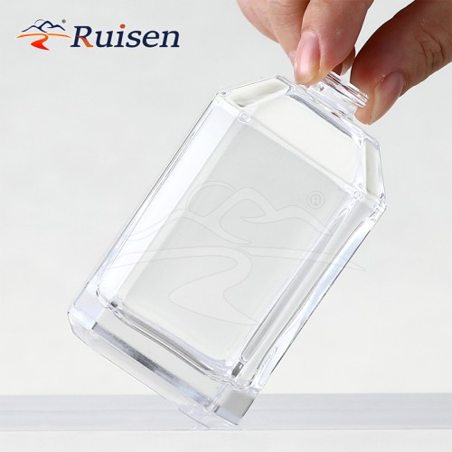 30ml Transparent Crystal White Glass Fragrance Bottle with Cap Empty Cosmetics Decanting Spray Bottle 100ml Capacity