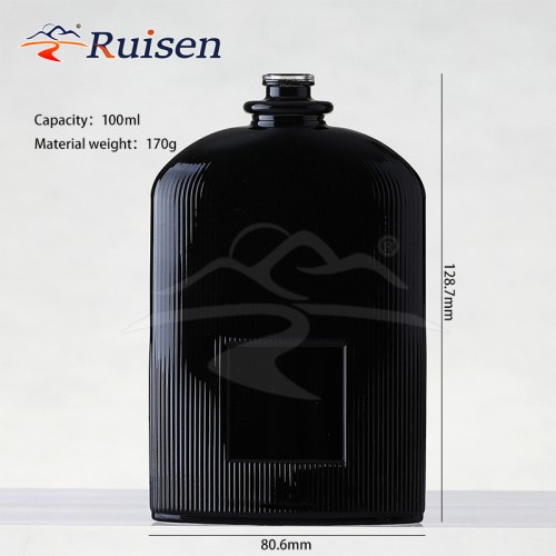 100ml Spot Net Red Special-Shaped Glass Perfume Bottle Empty Portable Spray Bottle Pump for Skin Care Cream Diffuser Packaging