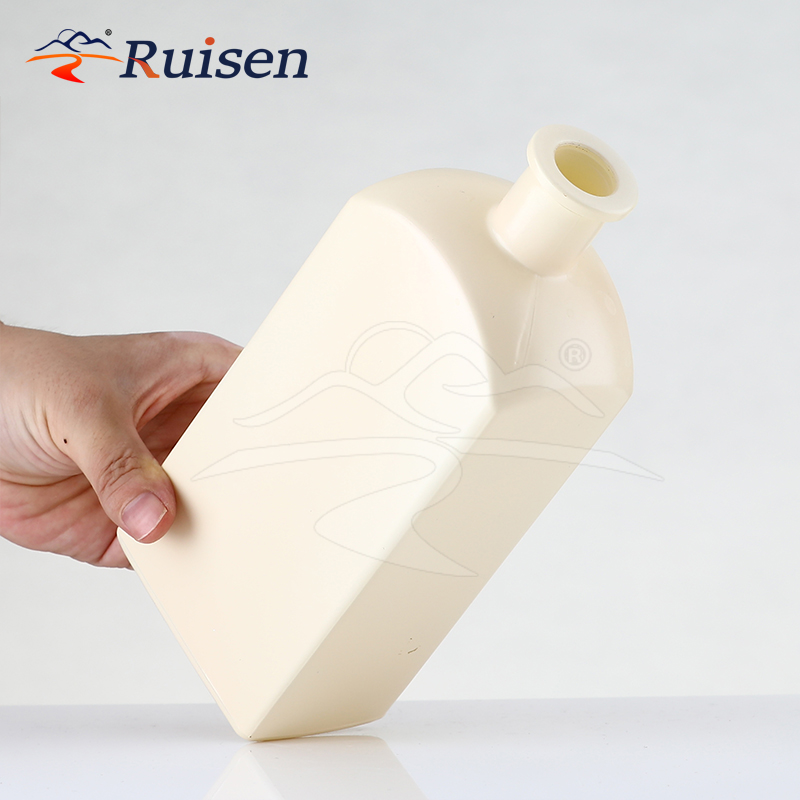 Customised White Square Cooking Olive Oil Vinegar Glass Bottle 500ml 