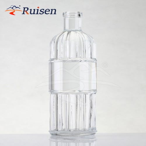 Superflint 750 ML Luxury Bottle Cork top for Liquor Whisky Vodka Rum Gin and Beverages Industry