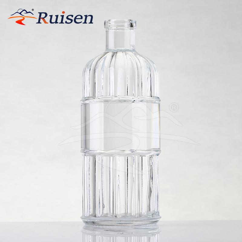 Superflint 750 ML Luxury Bottle Cork top for Liquor Whisky Vodka Rum Gin and Beverages Industry