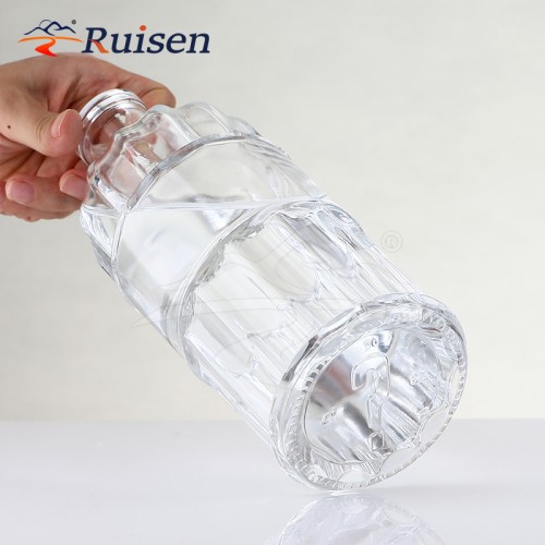 Superflint 750 ML Luxury Bottle Cork top for Liquor Whisky Vodka Rum Gin and Beverages Industry